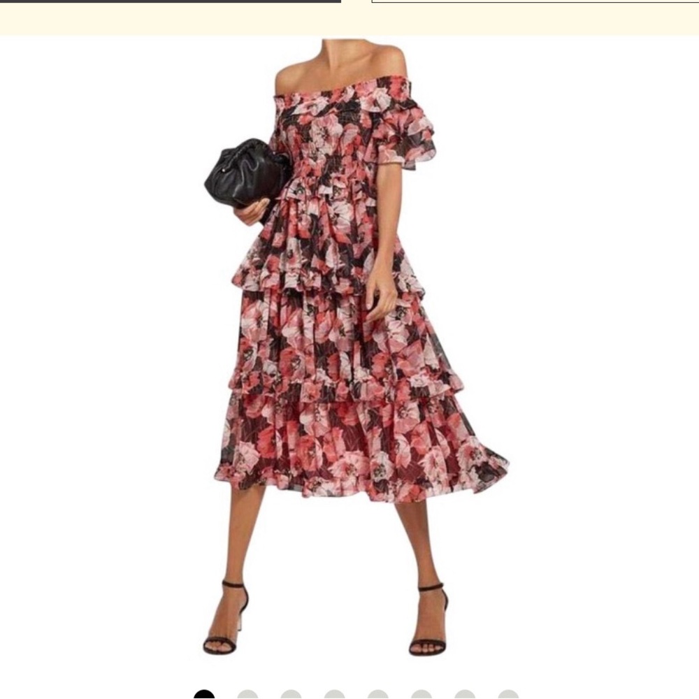 Misa Los Angeles NWT Pink Black Night Out Dress